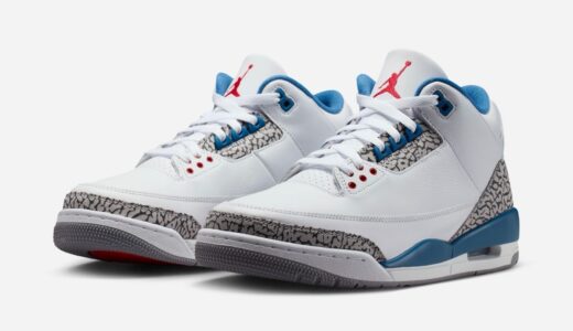 Nike Air Jordan 3 Retro OG “True Blue”が国内7月18日に復刻発売［IF4396-102］