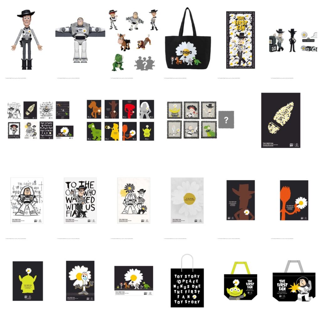 TOY STORY x PEACEMINUSONE “THE FIRST FAN” 第3弾が国内8月5日に
