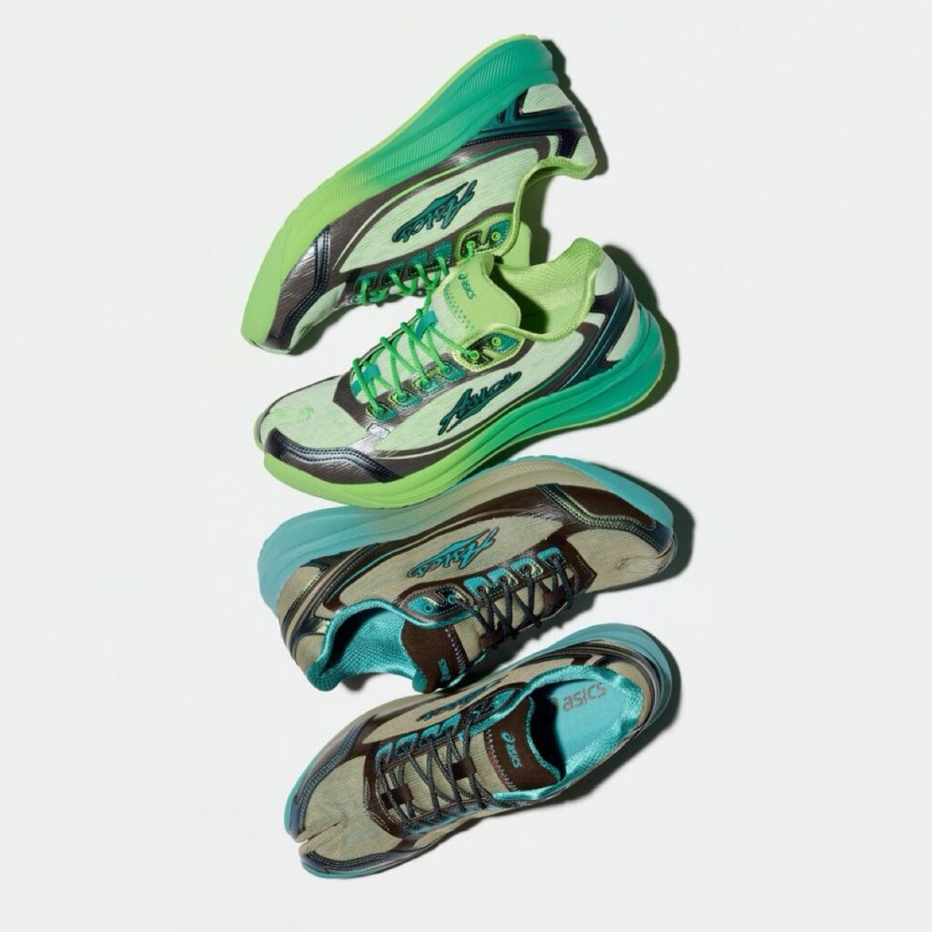 Kiko Kostadinov x ASICS タビ型スニーカー第3弾『ILARGI FF II』が