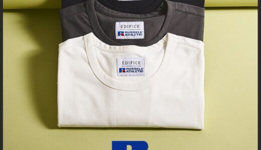 EDIFICE x RUSSELL ATHLETIC 26SS 別注Tシャツが国内発売開始 ［26071310000620］