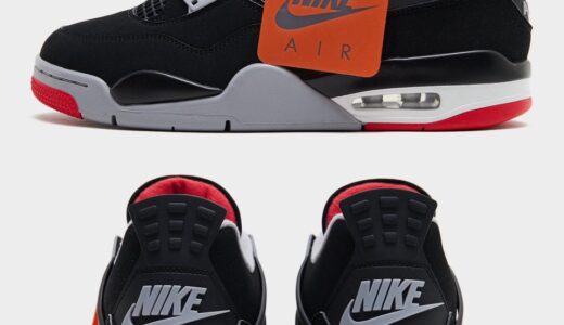 Nike Air Jordan 4 Retro OG “Bred”が11月28日に復刻発売予定 ［IX8180-001］