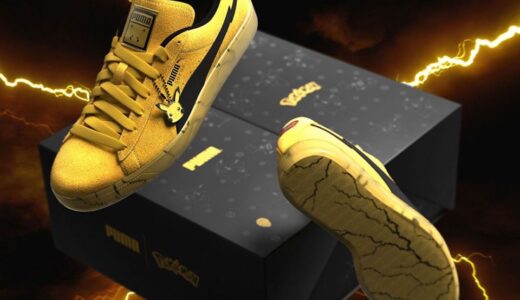 【先行予約開始】Pokémon x PUMA Suede “Pikachu”が国内8月13日より発売 ［407020-01］