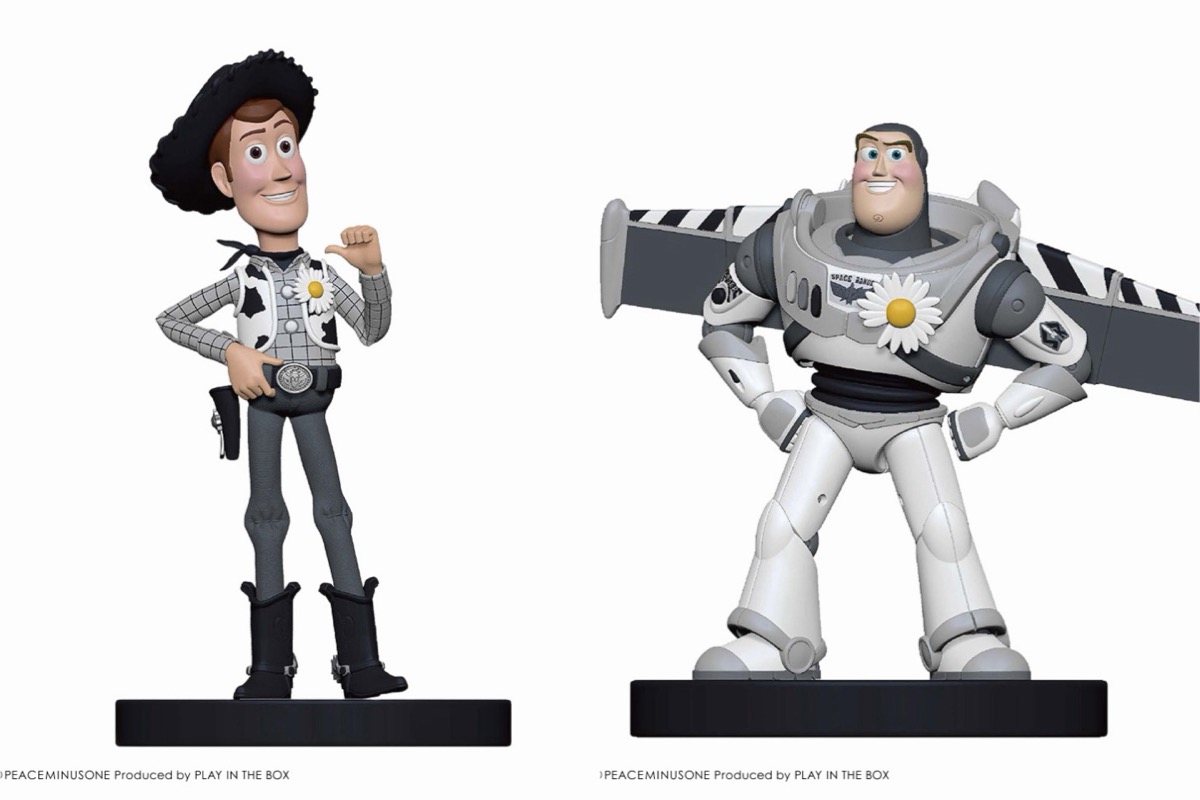 THE FIRST FAN トイストーリー アクションフィギュア 2種セット TOY STORY x PEACEMINUSONE “THE FIRST FAN” 第3弾が国内8月5日に