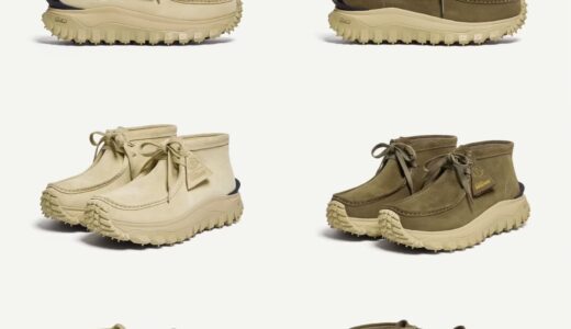 Moncler x Clarks Originals Trailgrip Wallabee GTX が国内発売開始