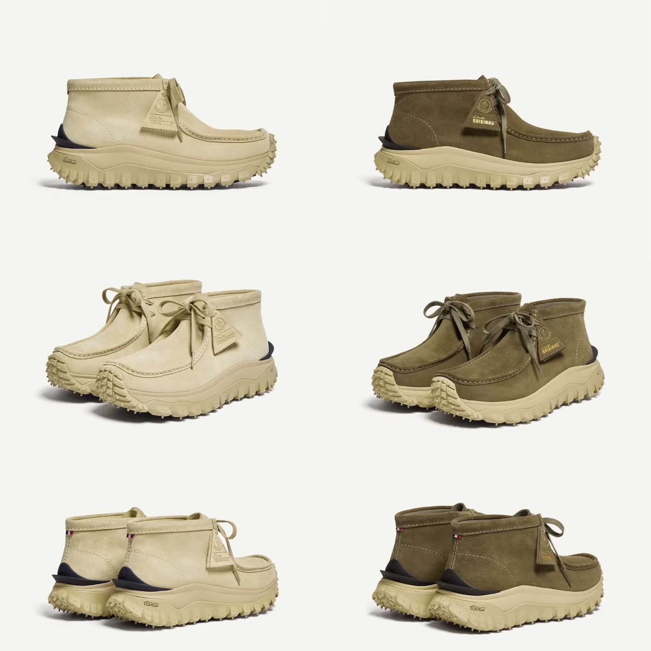 Moncler x Clarks Originals Trailgrip Wallabee GTX が国内発売開始