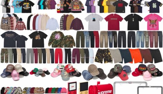 Supreme 26FW Week1 が国内8月22日より発売【全商品一覧 価格など / 2026FW】