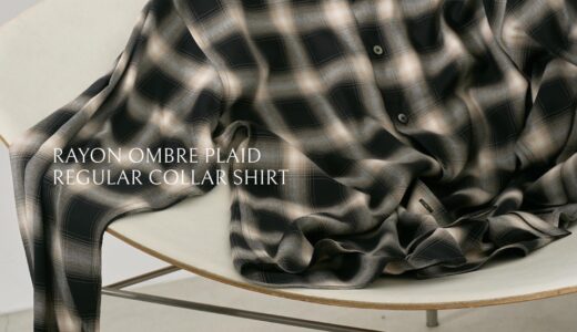 YOKE 直営店限定のレーヨンオンブレチェックシャツが国内8月15日より発売 【26FW】