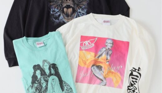 JOURNAL STANDARD relume x AERO SMITH 26AW 別注 ヴィンテージ加工ロンTの国内先行予約が開始 ［26070464932030］