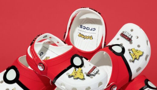 Crocs x Pokémon 30周年記念モンスターボールサンダル『Classic Clog “Poké Ball”』が国内8月28日より発売 ［212064-90H］