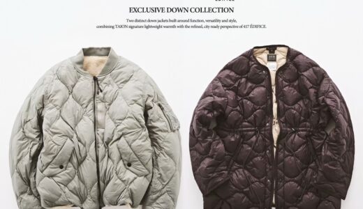 TAION x 417 ÉDIFICE 初の別注コレクションが国内先行予約開始 ［26011313003730 / 26011313003630］