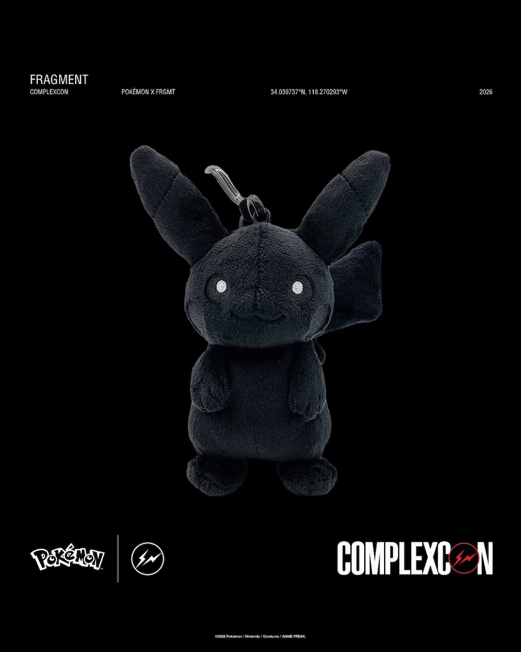 FRAGMENT x Pokémon 新作コラボアイテムが10月3日よりComplexCon LAで