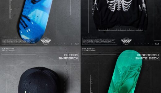 HUF x 映画『ALIEN』コラボコレクションが国内9月4日より発売