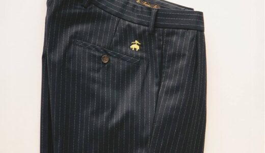 JOURNAL STANDARD relume x BROOKS BROTHERS 26AW 別注ストライプスラックスの国内先行予約が開始 ［26030465001130］