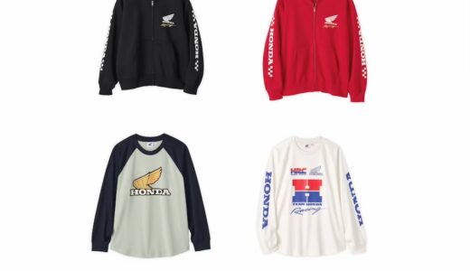 GU x HONDA 80~90年代のモトクロスをモチーフにしたコラボコレクションが国内1月4日より発売