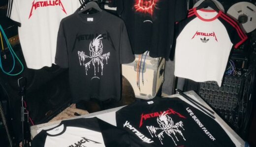 adidas Originals x Metallica『Life Burns Faster』のマーチャンダイズが発売開始