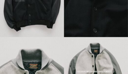 JOURNAL STANDARD relume x SKOOKUM 26AW 別注 メルトン×レザー アワードジャケットの国内先行予約が開始 ［26011465000940］